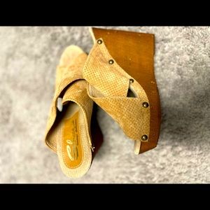 Sbicca Wedge Sandals. Size 10